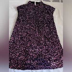 Purple Sequin Dress